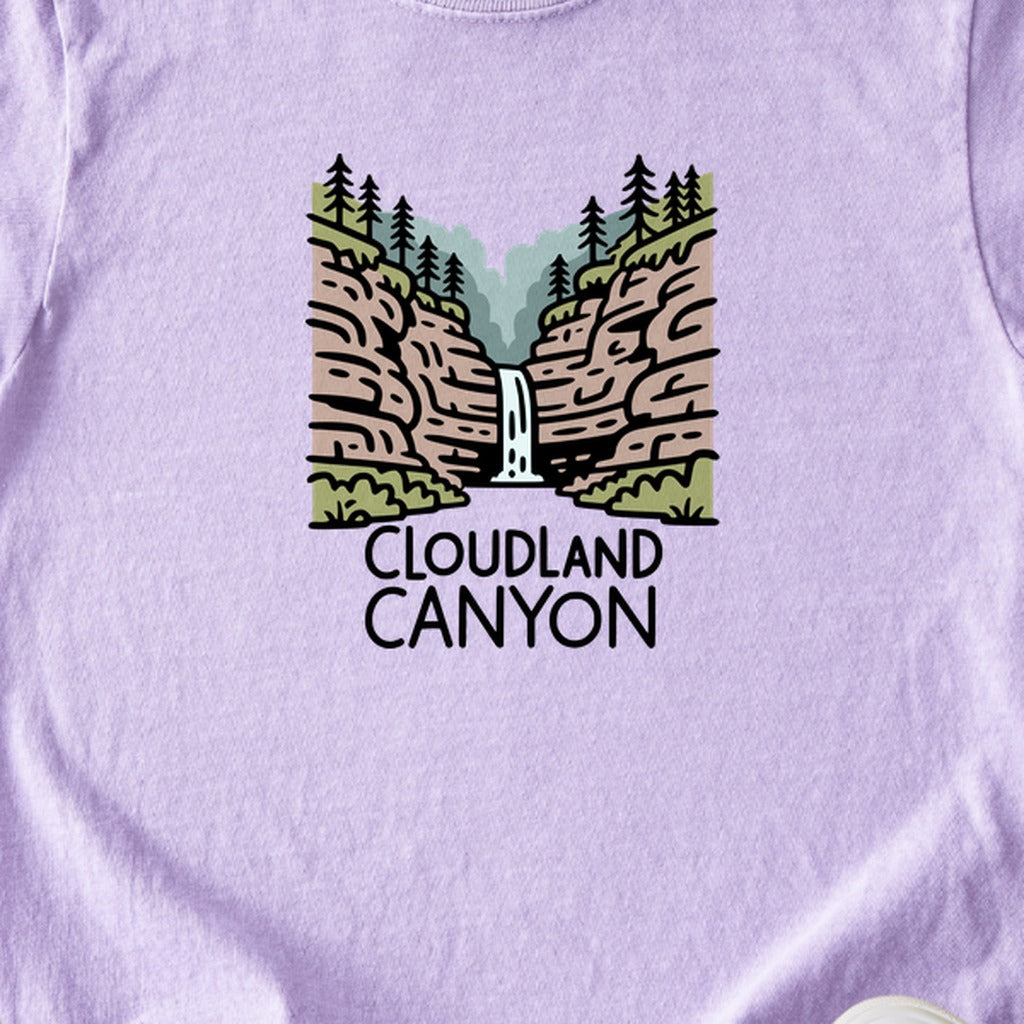 Cloudland Canyon State Park Kids Cotton T-Shirt