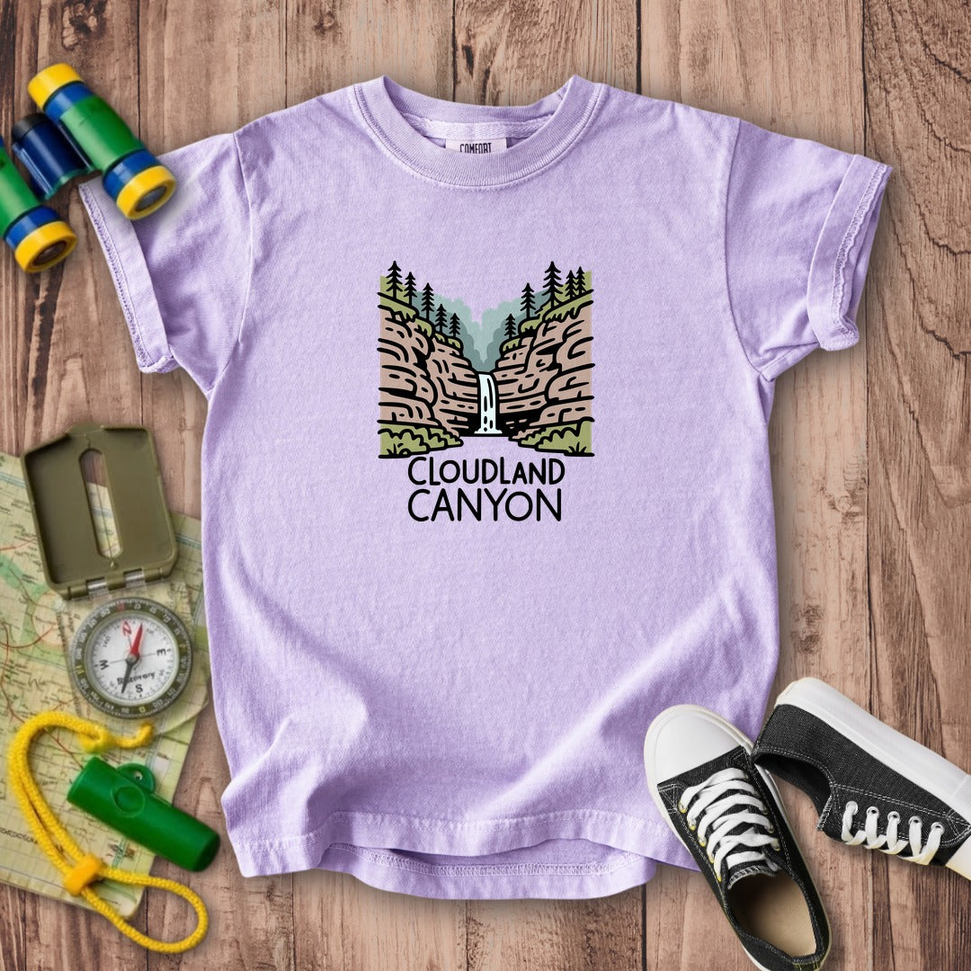 Cloudland Canyon State Park Kids Cotton T-Shirt