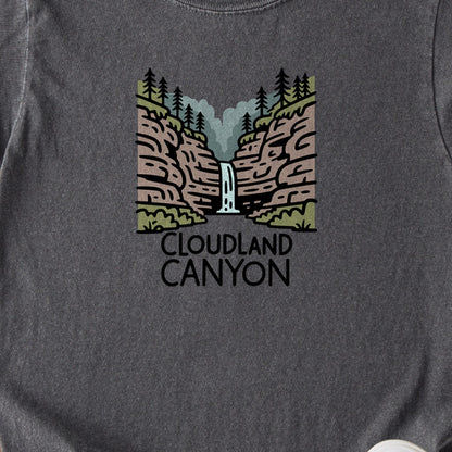 Cloudland Canyon State Park Kids Cotton T-Shirt