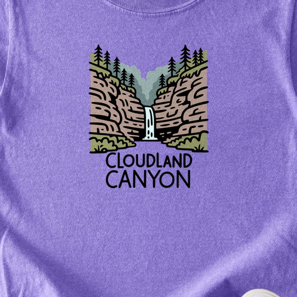 Cloudland Canyon State Park Kids Cotton T-Shirt