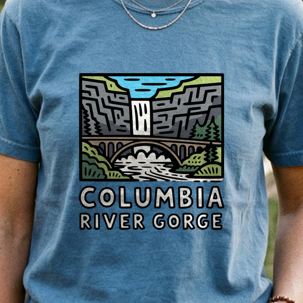 Columbia River Gorge Cotton T-Shirt