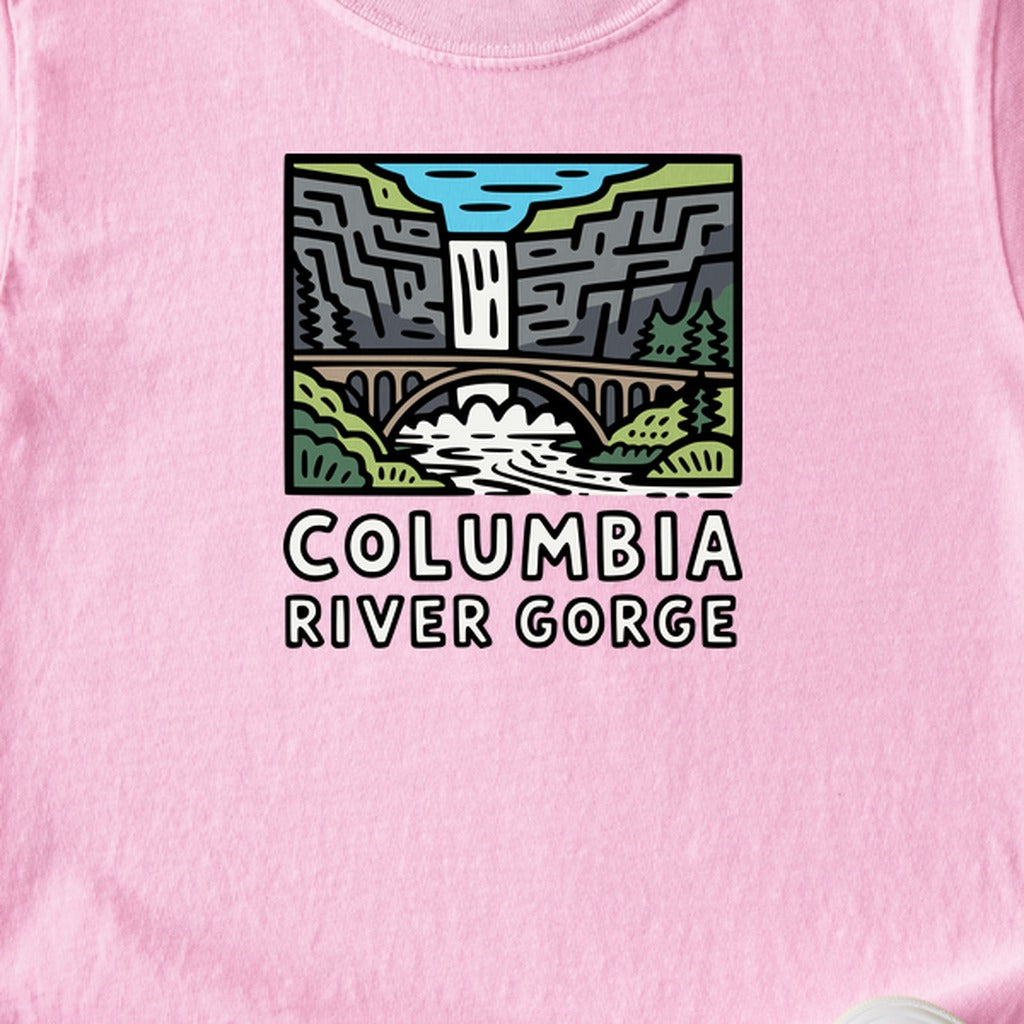 Columbia River Gorge Kids Cotton T-Shirt