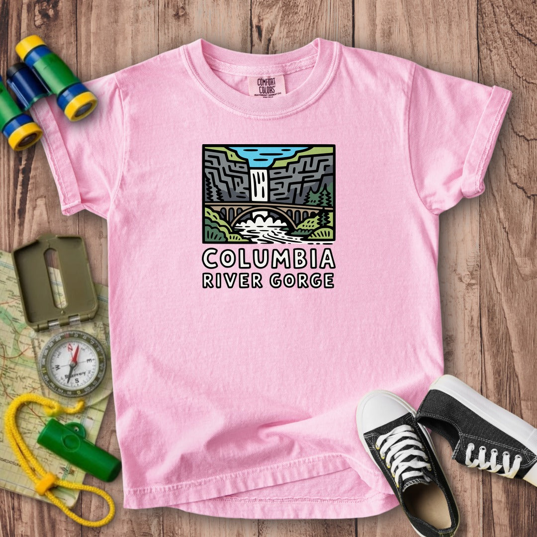 Columbia River Gorge Kids Cotton T-Shirt