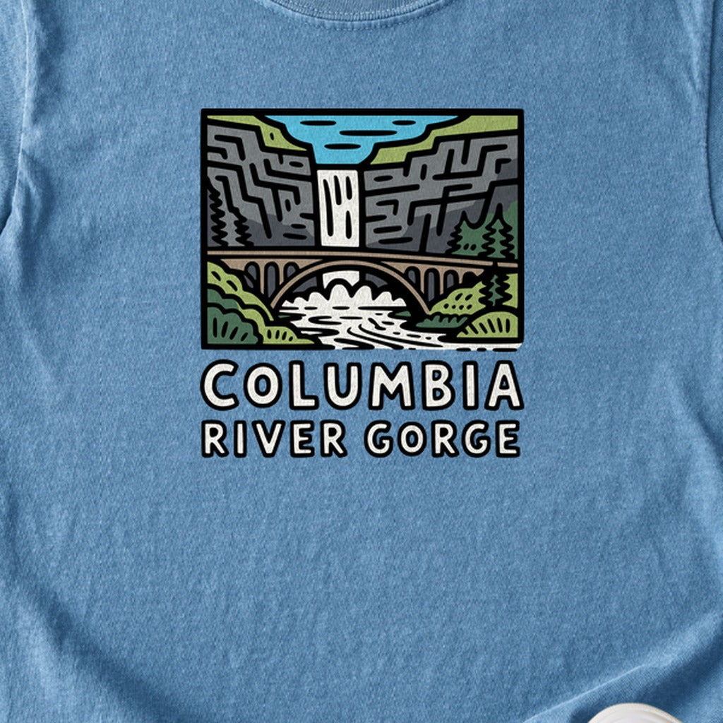 Columbia River Gorge Kids Cotton T-Shirt
