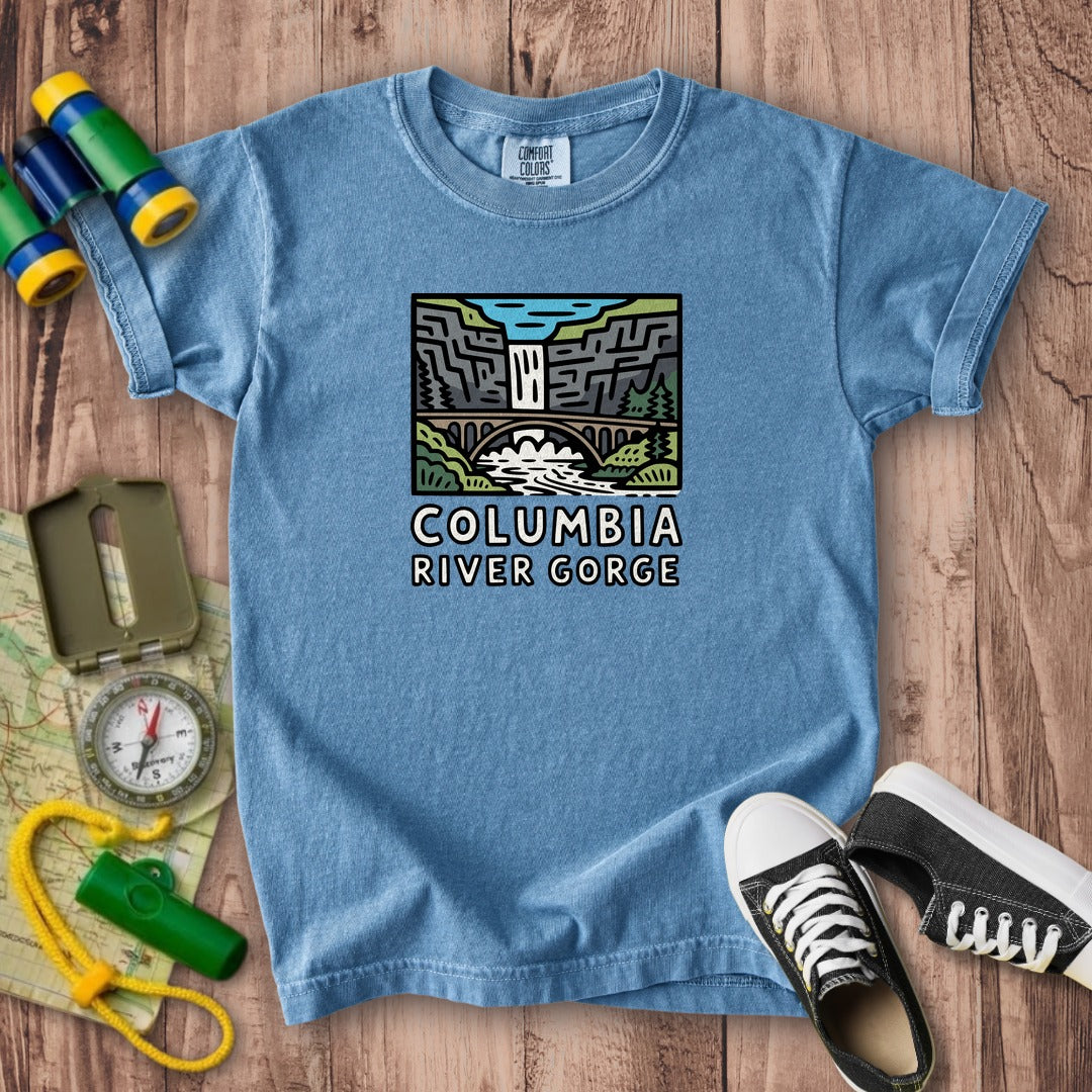 Columbia River Gorge Kids Cotton T-Shirt