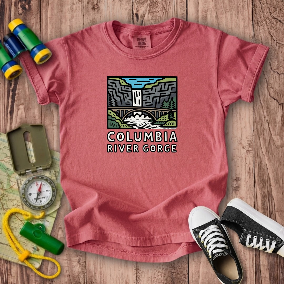 Columbia River Gorge Kids Cotton T-Shirt