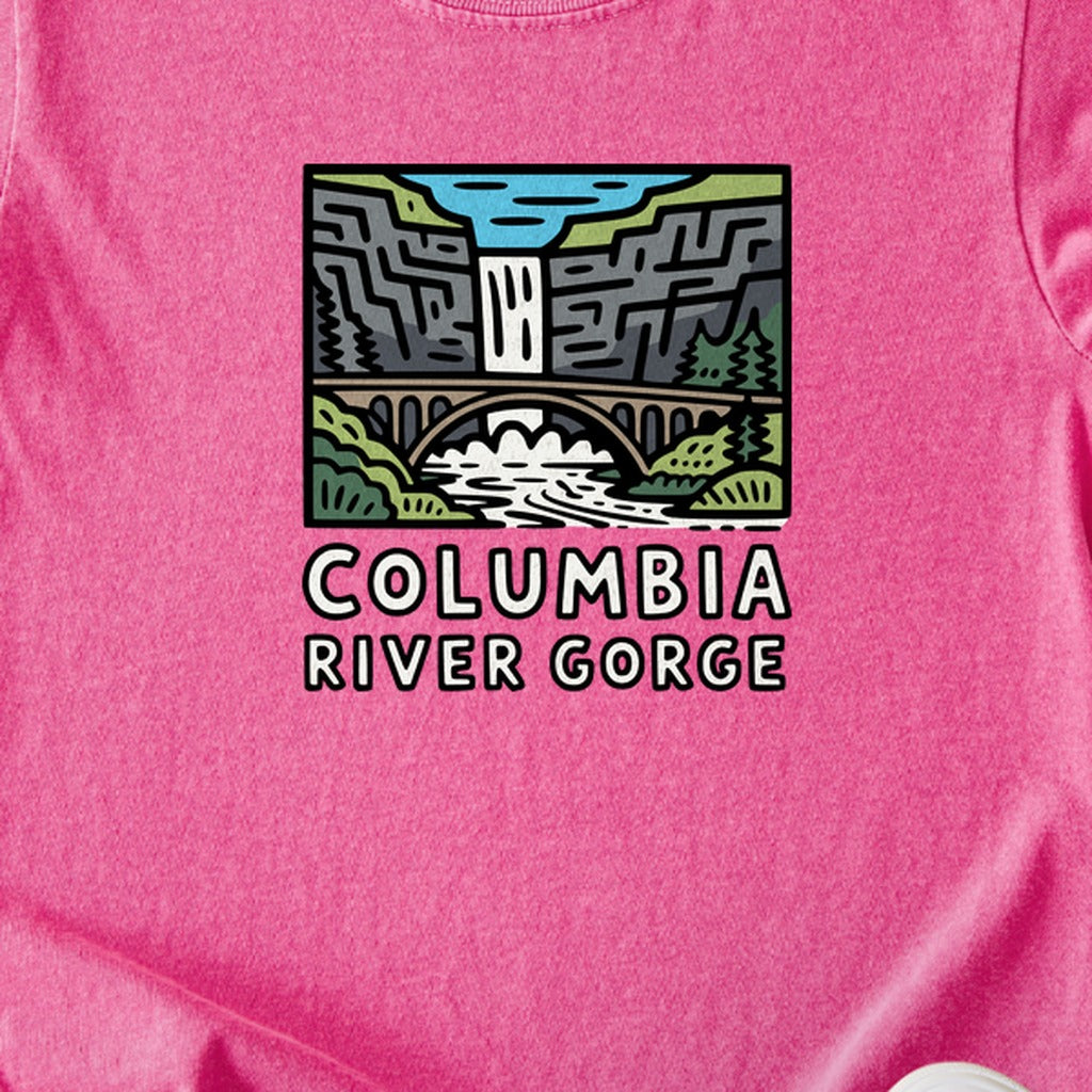 Columbia River Gorge Kids Cotton T-Shirt
