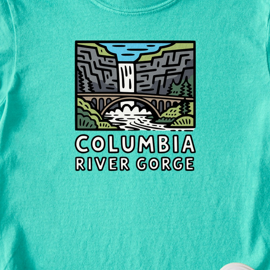 Columbia River Gorge Kids Cotton T-Shirt