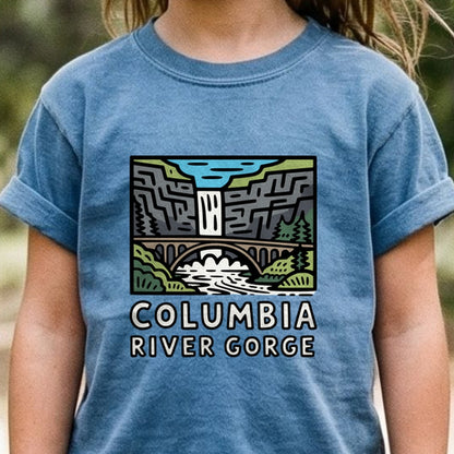 Columbia River Gorge Kids Cotton T-Shirt