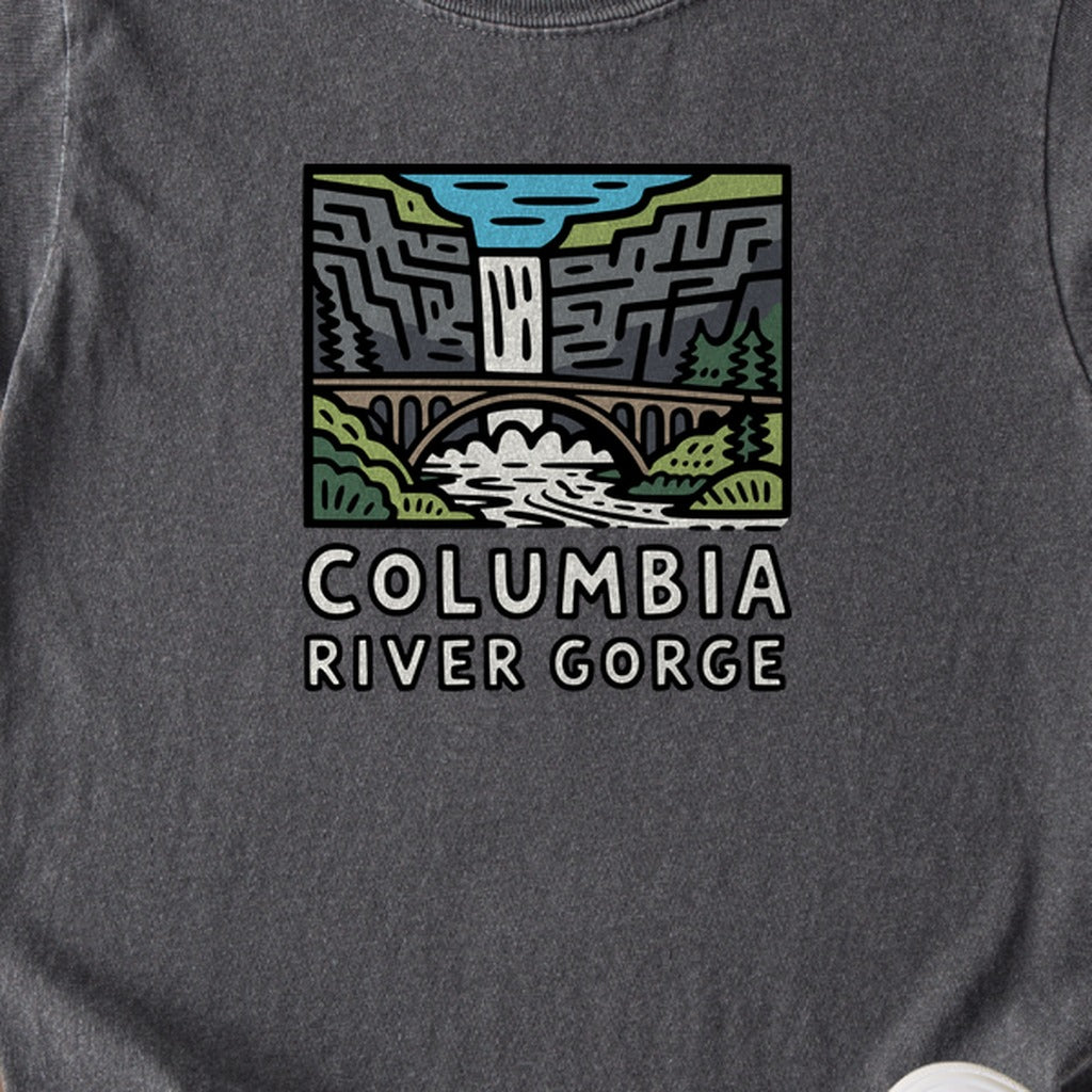 Columbia River Gorge Kids Cotton T-Shirt