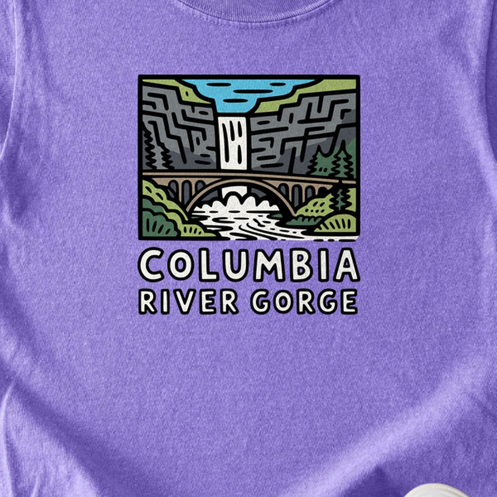 Columbia River Gorge Kids Cotton T-Shirt
