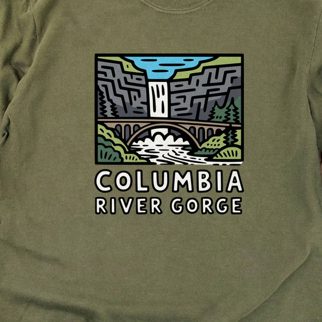 Columbia River Gorge Cotton Long Sleeve