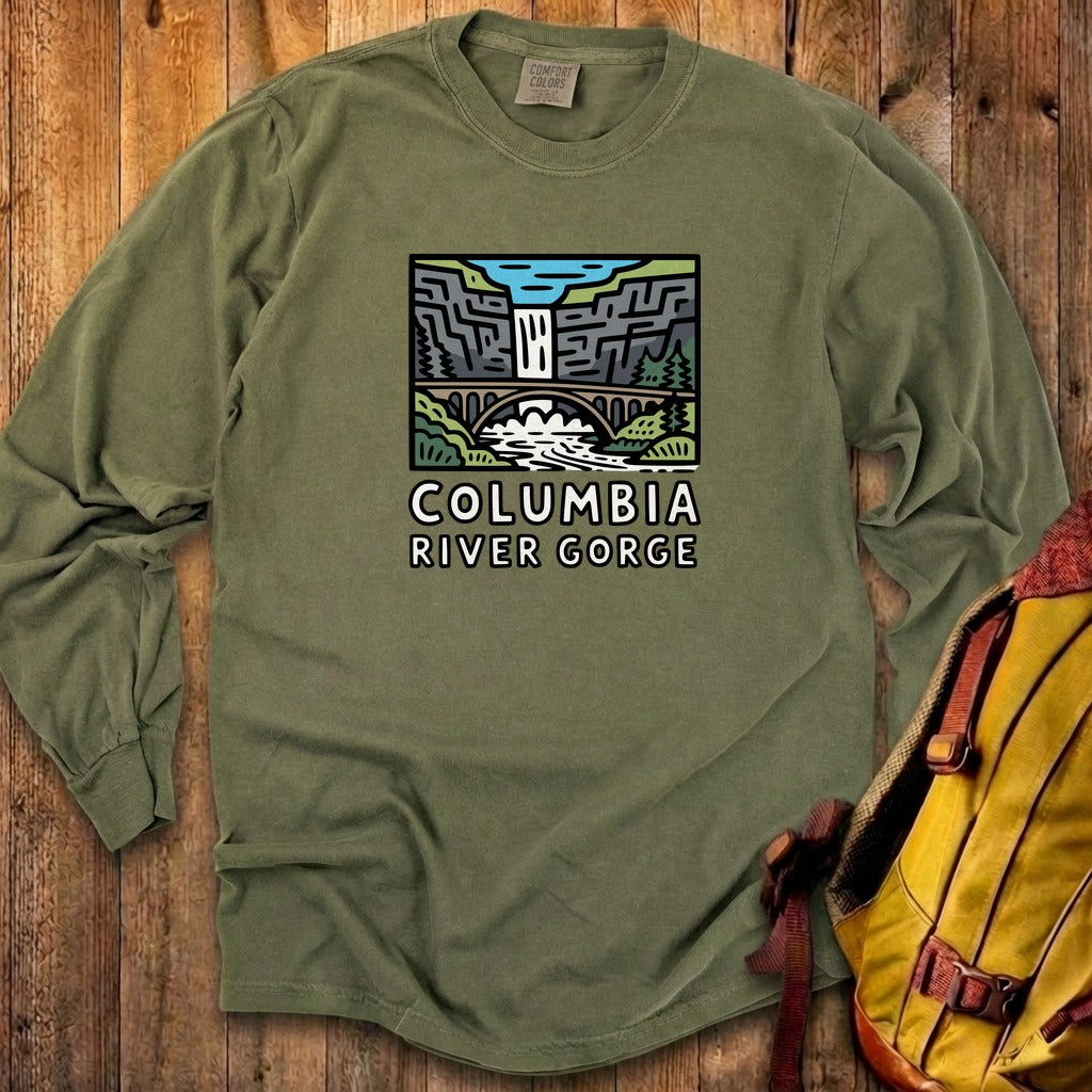 Columbia River Gorge Cotton Long Sleeve