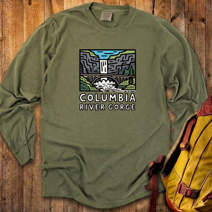 Columbia River Gorge Cotton Long Sleeve