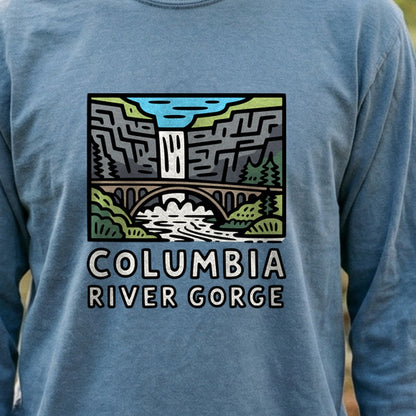 Columbia River Gorge Cotton Long Sleeve