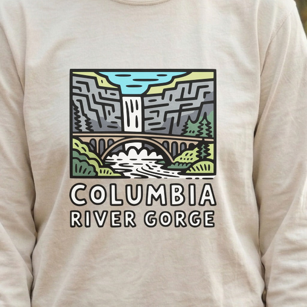 Columbia River Gorge Cotton Long Sleeve