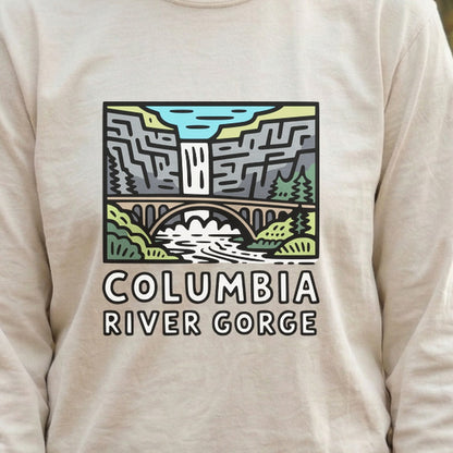 Columbia River Gorge Cotton Long Sleeve