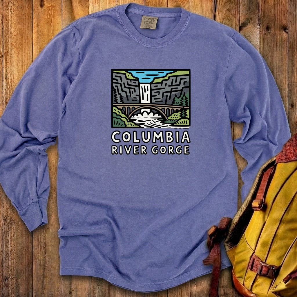 Columbia River Gorge Cotton Long Sleeve