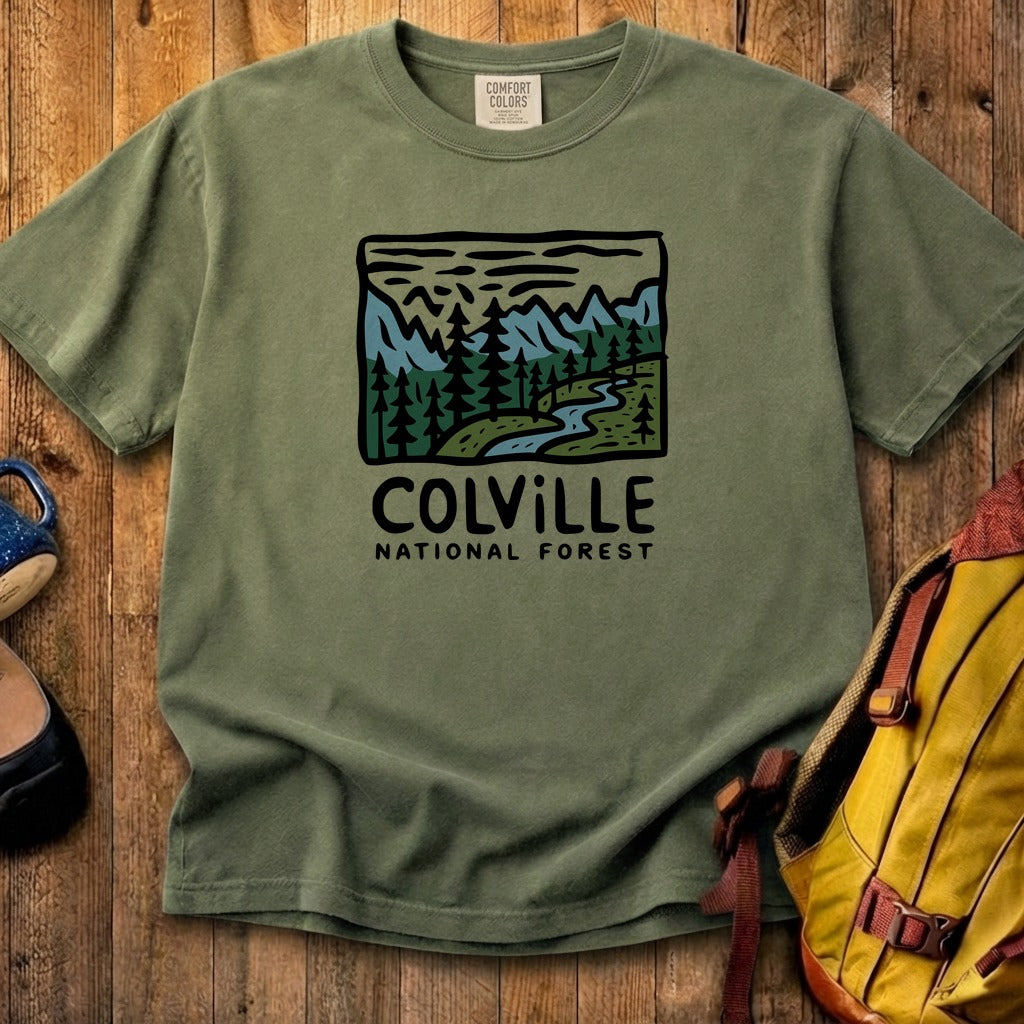 Colville National Forest Cotton T-Shirt