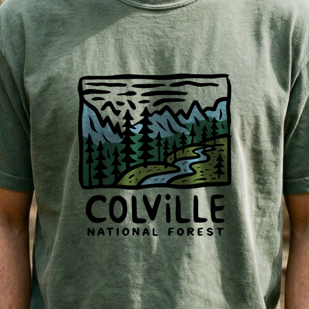 Colville National Forest Cotton T-Shirt