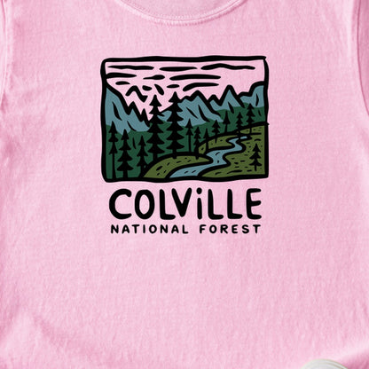Colville National Forest Kids Cotton T-Shirt