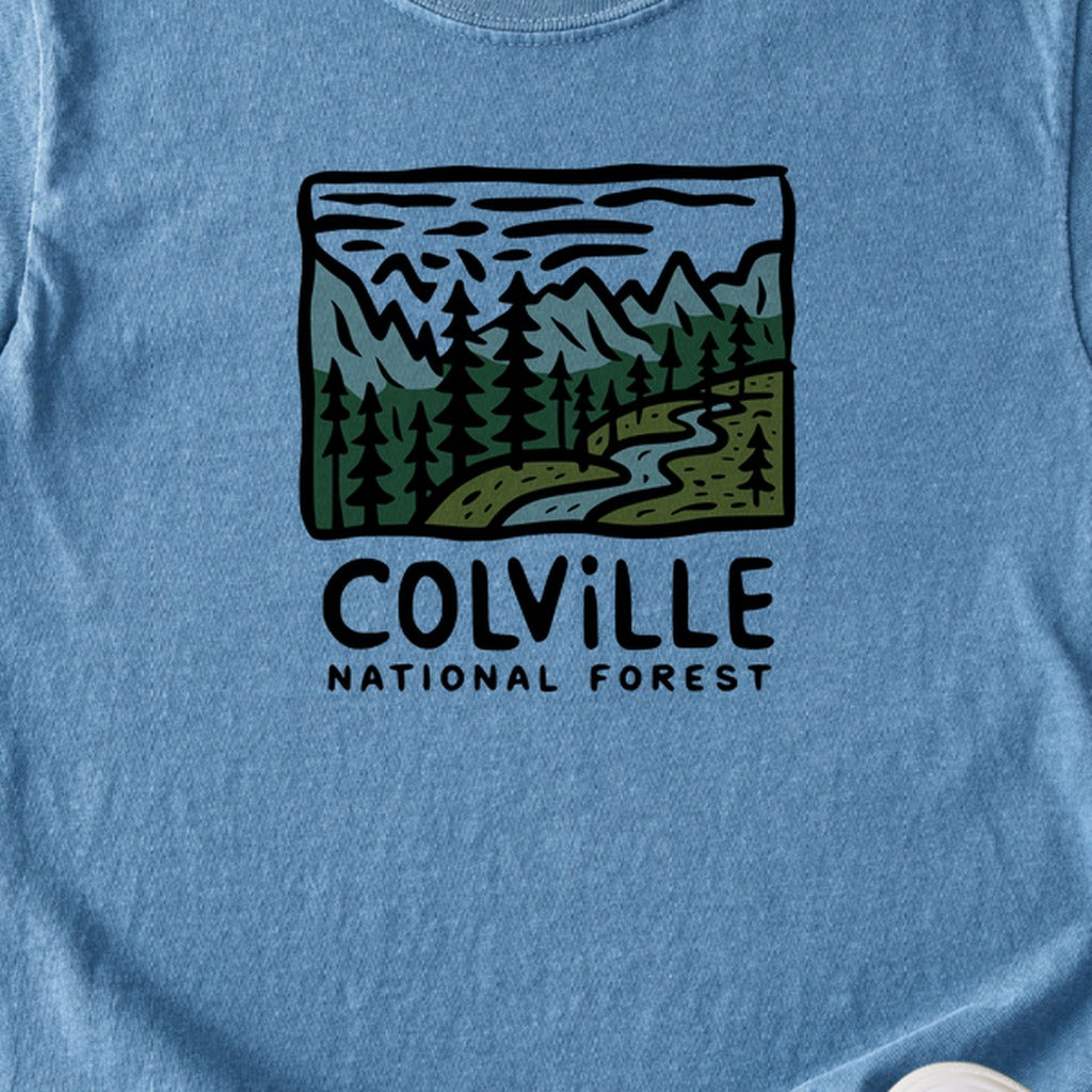 Colville National Forest Kids Cotton T-Shirt