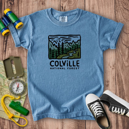 Colville National Forest Kids Cotton T-Shirt