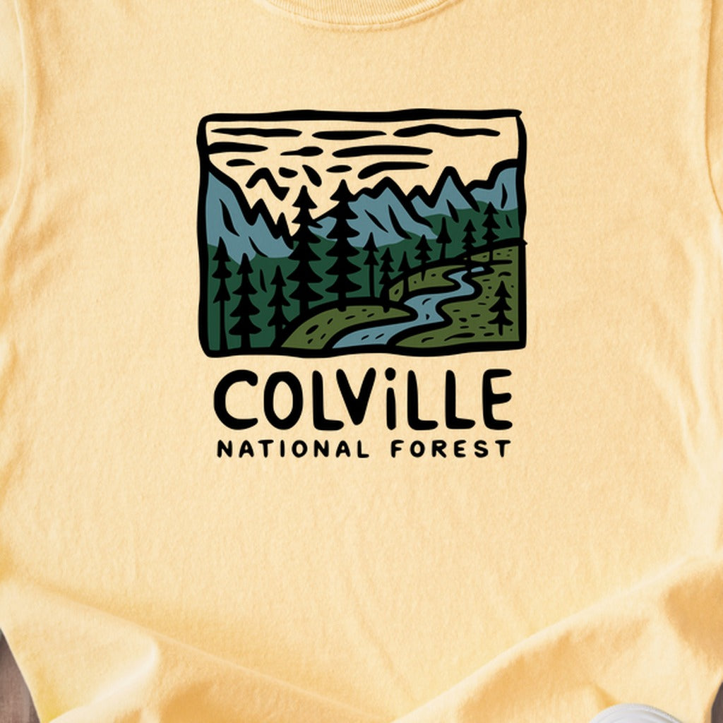 Colville National Forest Kids Cotton T-Shirt