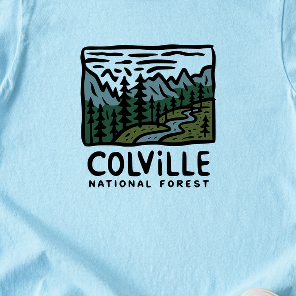 Colville National Forest Kids Cotton T-Shirt