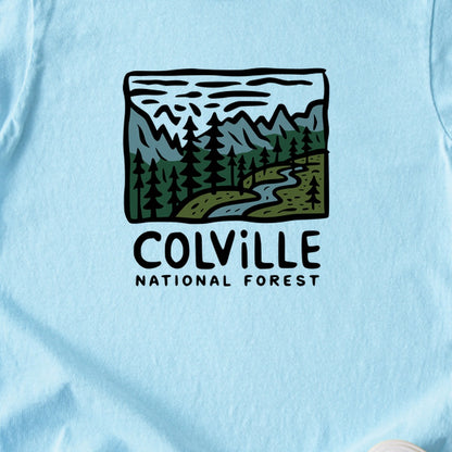 Colville National Forest Kids Cotton T-Shirt