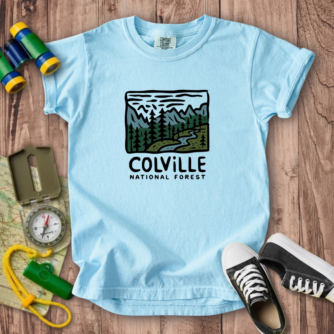 Colville National Forest Kids Cotton T-Shirt