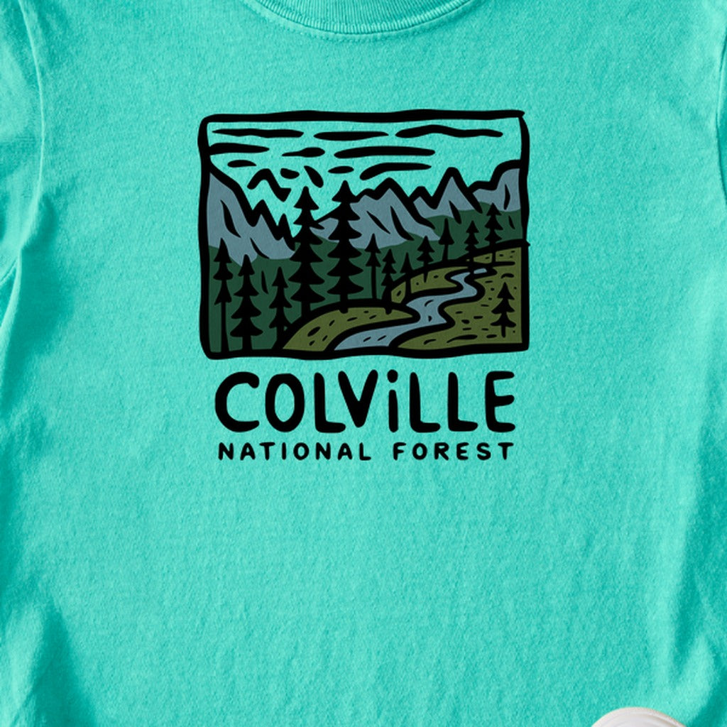 Colville National Forest Kids Cotton T-Shirt