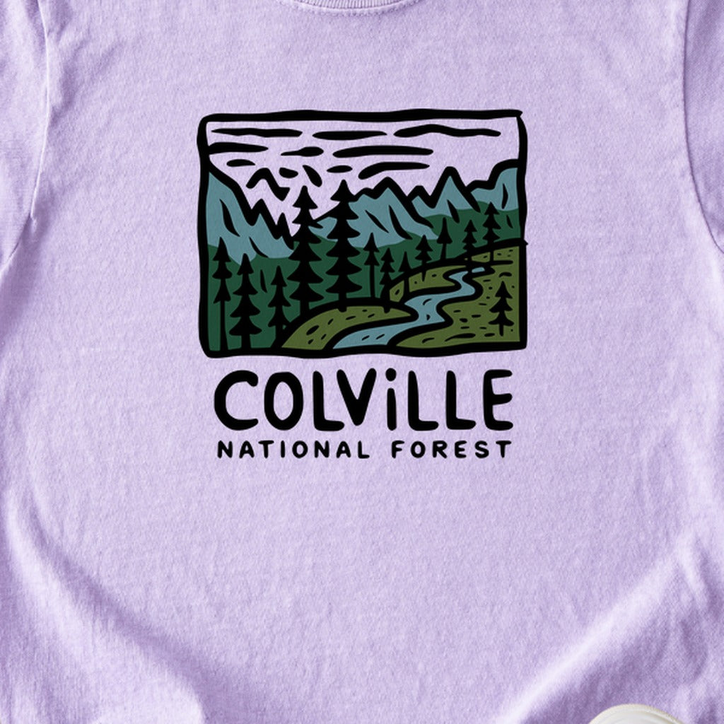 Colville National Forest Kids Cotton T-Shirt