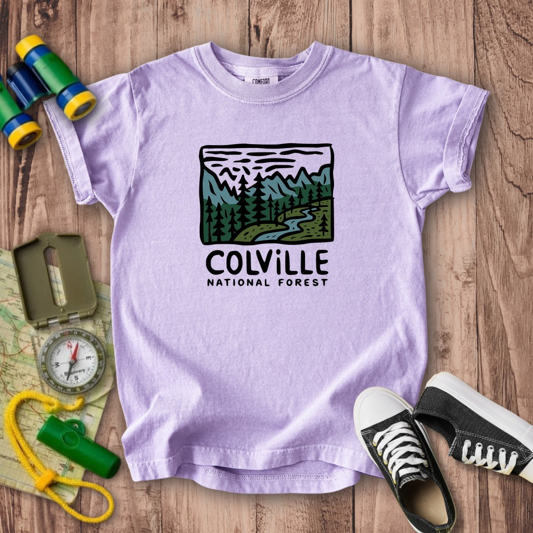 Colville National Forest Kids Cotton T-Shirt