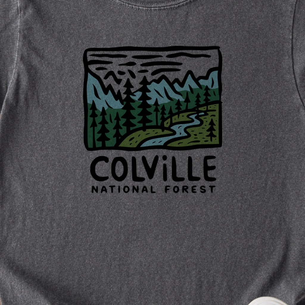 Colville National Forest Kids Cotton T-Shirt
