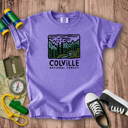 Colville National Forest Kids Cotton T-Shirt