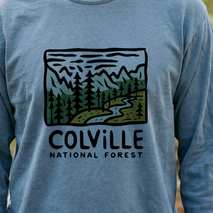 Colville National Forest Cotton Long Sleeve