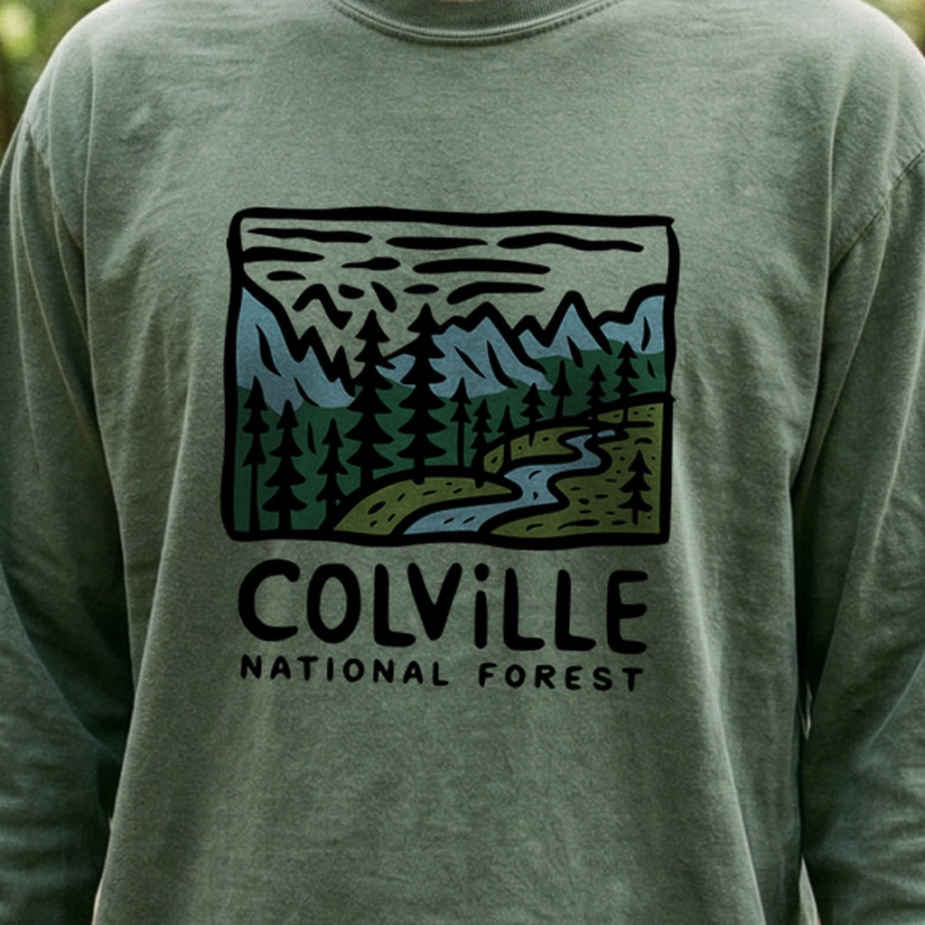 Colville National Forest Cotton Long Sleeve
