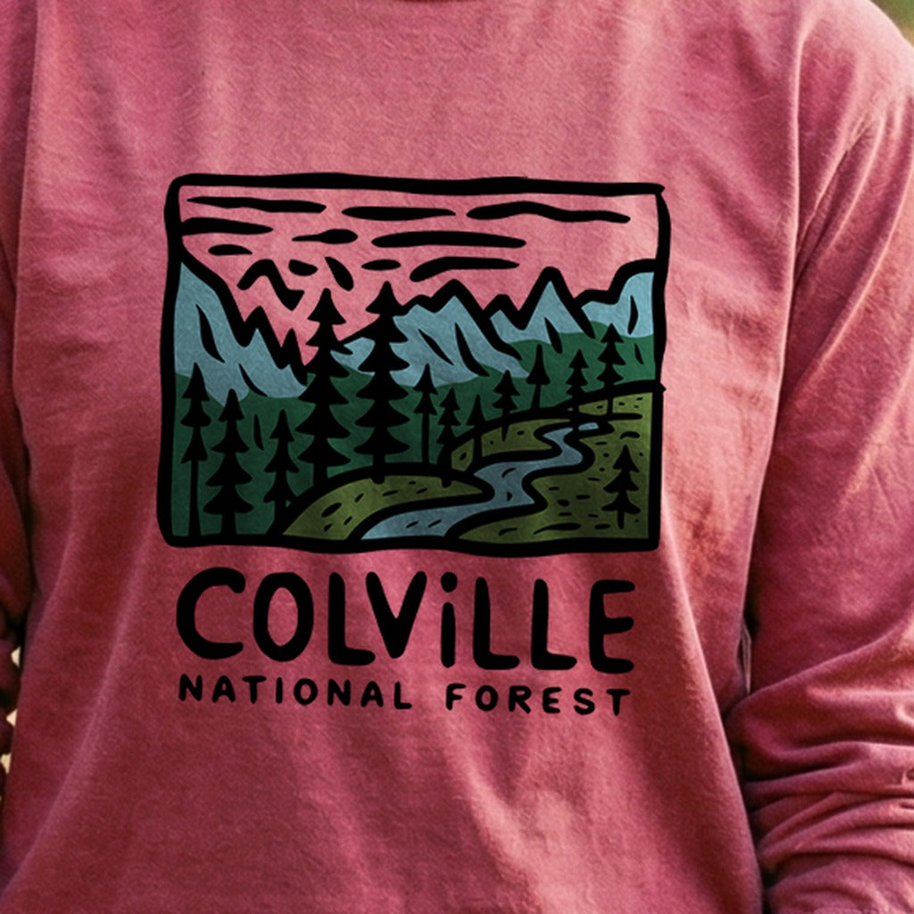 Colville National Forest Cotton Long Sleeve