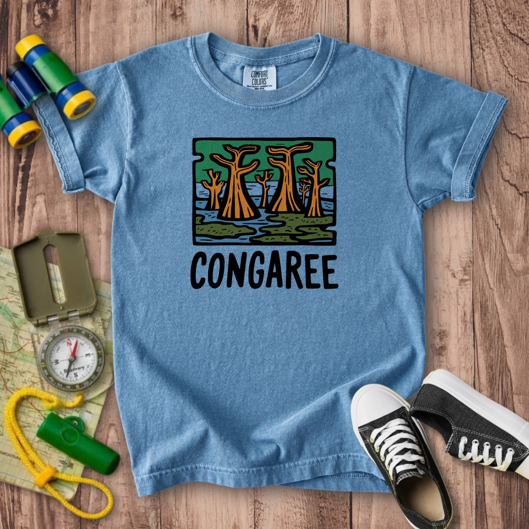 Congaree National Park Kids Cotton T-Shirt