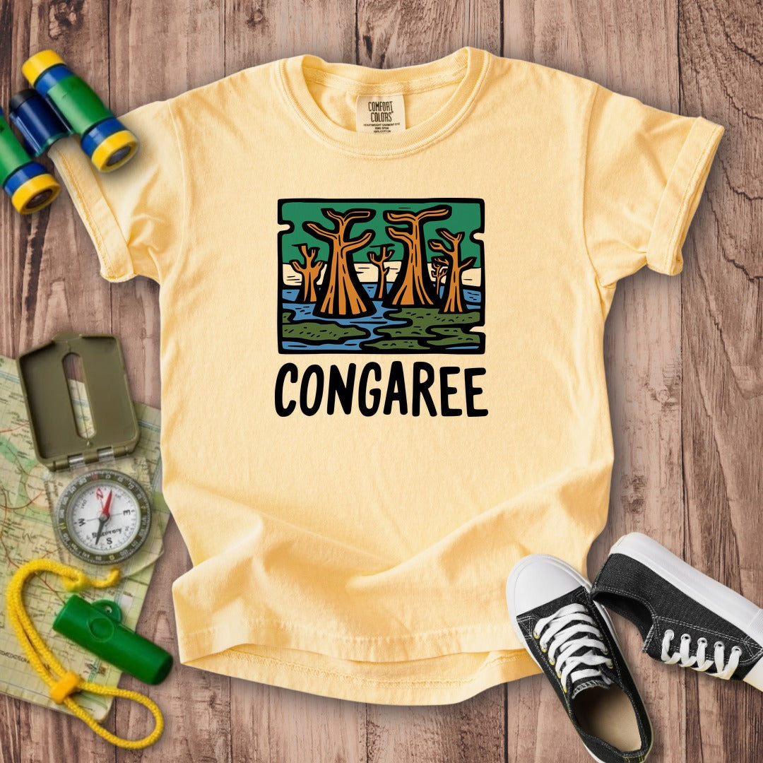 Congaree National Park Kids Cotton T-Shirt