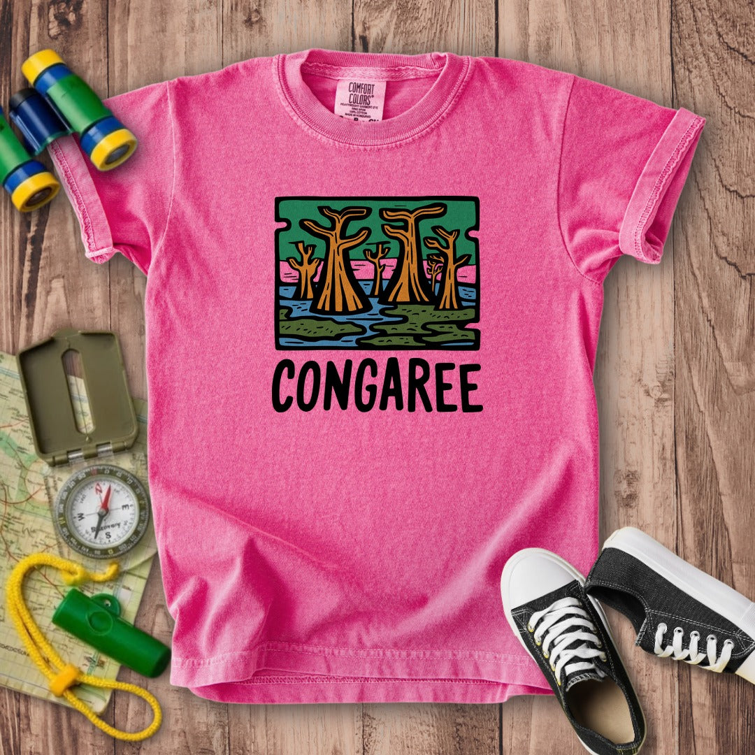 Congaree National Park Kids Cotton T-Shirt