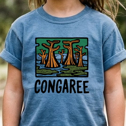 Congaree National Park Kids Cotton T-Shirt