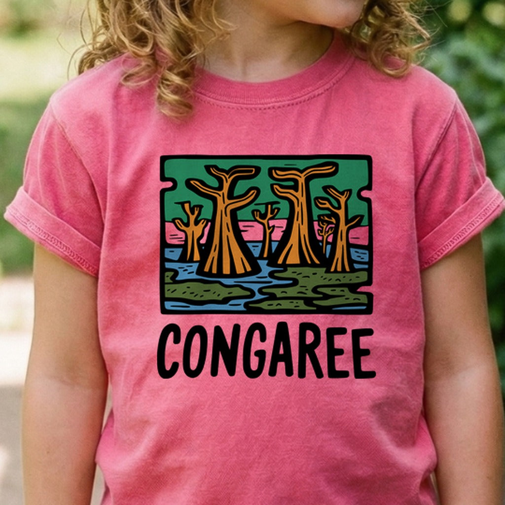 Congaree National Park Kids Cotton T-Shirt