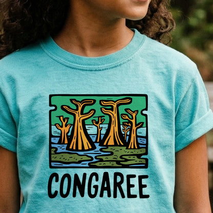 Congaree National Park Kids Cotton T-Shirt