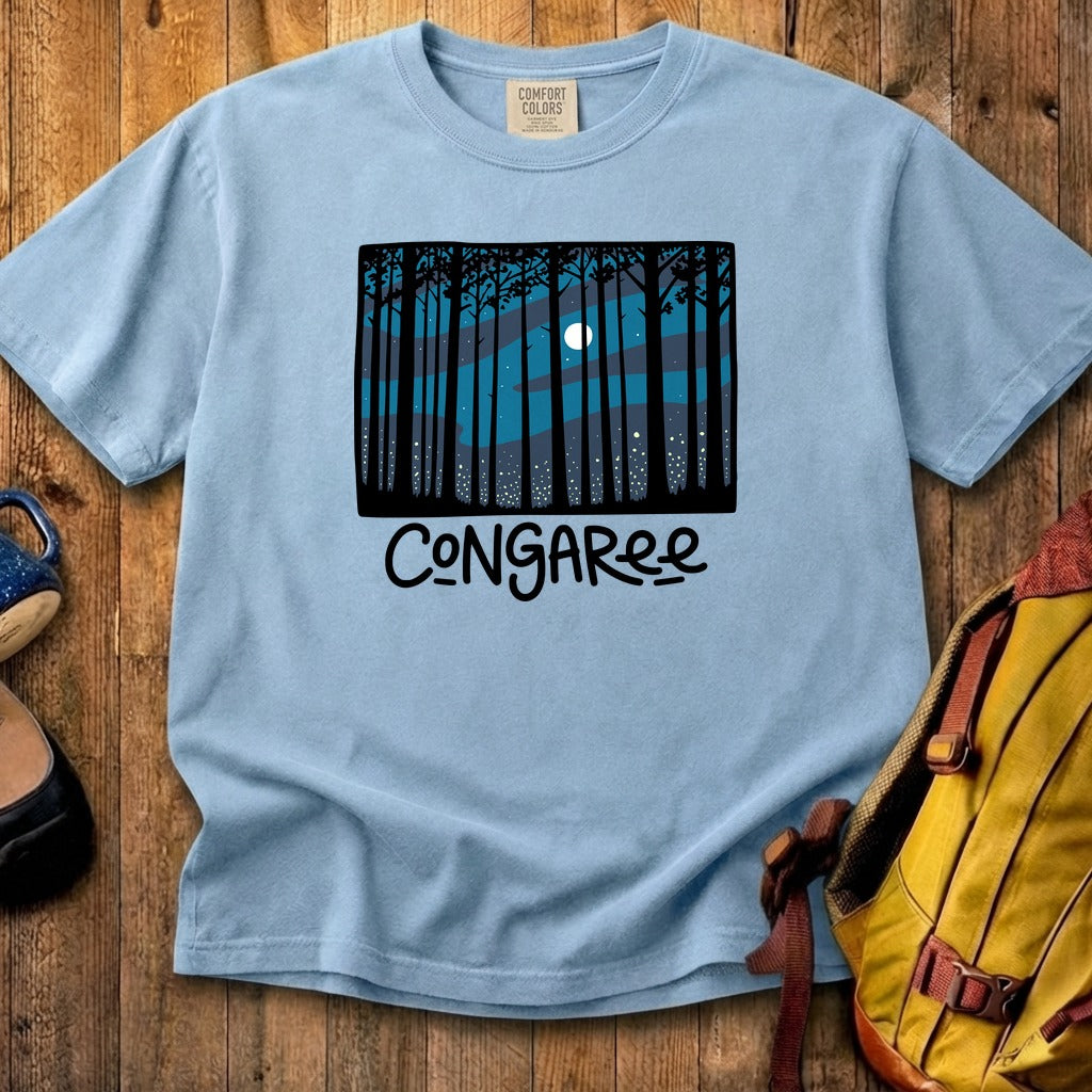 Congaree at Night Cotton T-Shirt