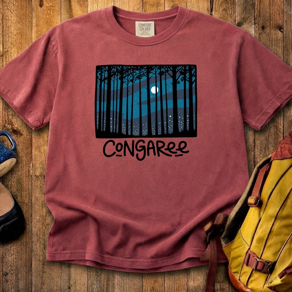 Congaree at Night Cotton T-Shirt