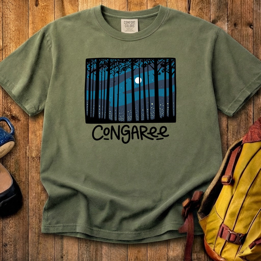 Congaree at Night Cotton T-Shirt