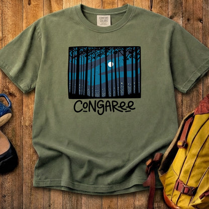 Congaree at Night Cotton T-Shirt