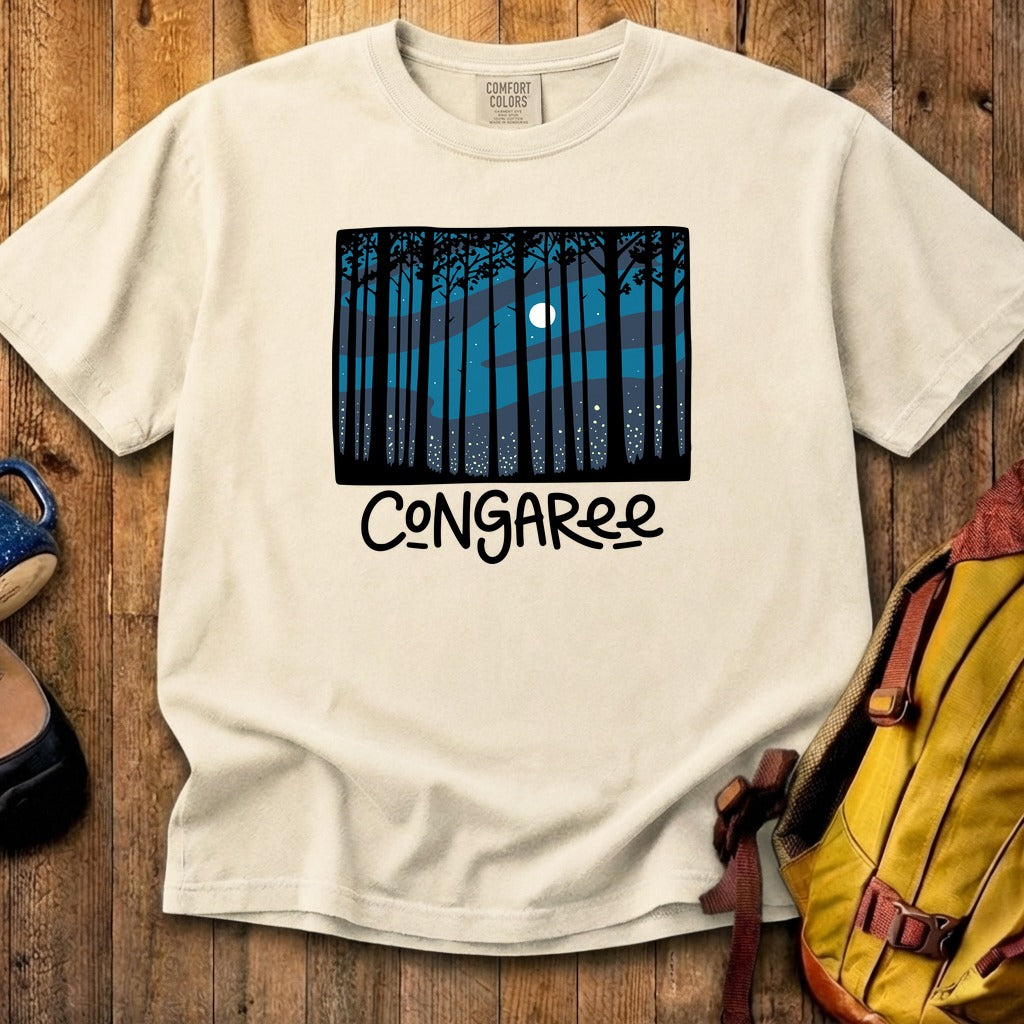 Congaree at Night Cotton T-Shirt